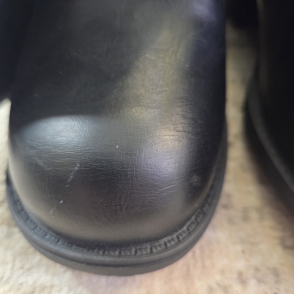 Torrid Tall Black Heeled Boots NIB Sz 11 W Multi Buckle Wide Calf Vegan - Picture 6 of 10